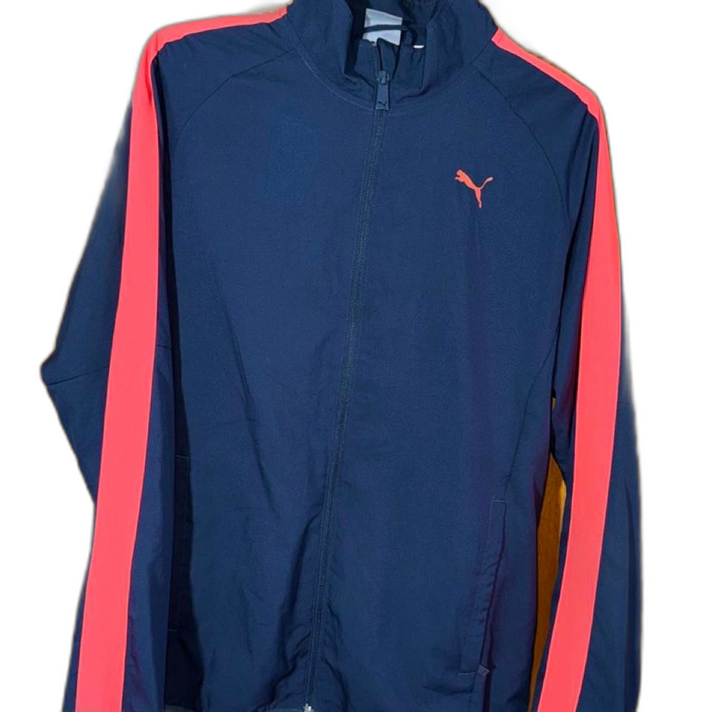 Men's Puma Navy Track Jacket sz L
